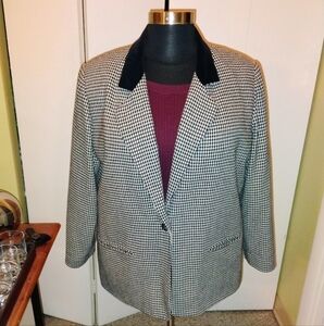 Vintage 90s Sag Harbor Chesterfield Blazer